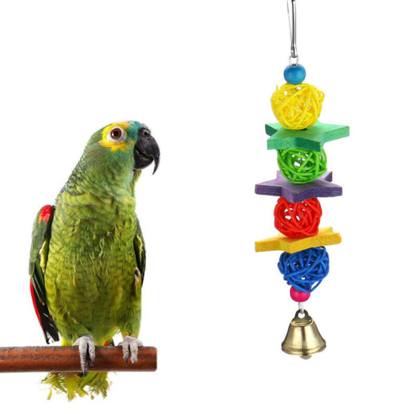 Köp 10 st papegoja leksaker stege burar undulat bur fåglar leksak | Fyndiq