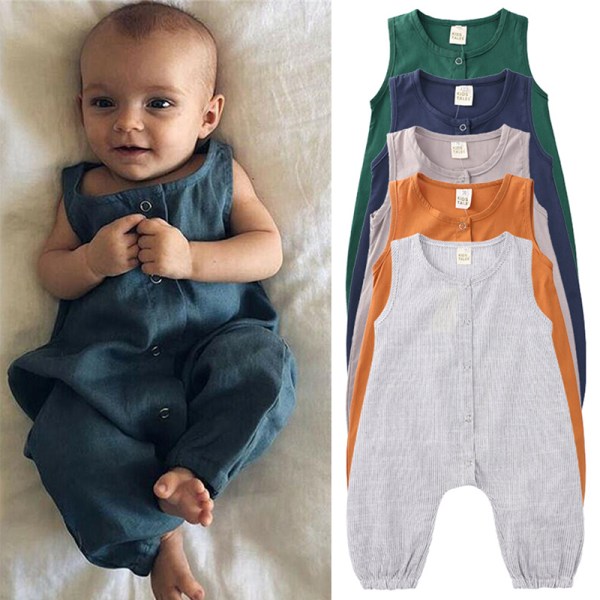 Newborn Baby Cotton Bodysuit Rompers Outfits Green 70 Cm