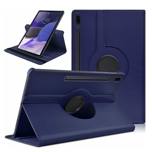 TechSolz Samsung Galaxy Tab S8 Ultra 14,6" - Case 360° Roterbar Mørkeblå Darkblue