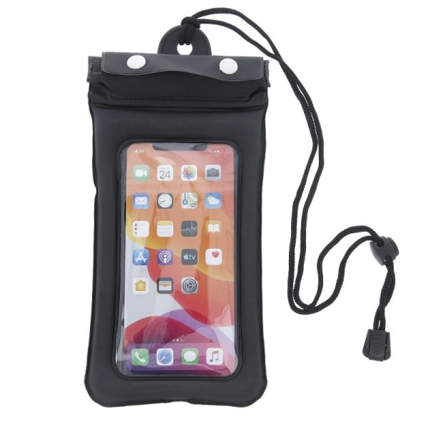 TechSolz Universal Vandtæt Mobiltaske Til Mobil Størrelse Op 6,8" Black