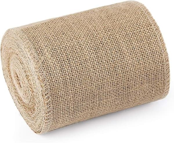 15 cm bred sekk - Rustikk båndrull for DIY-håndverk, 10 meter
