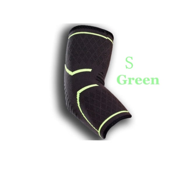 1 Pc Elbow Support Arthritis Bandage Muscle Protective Green S