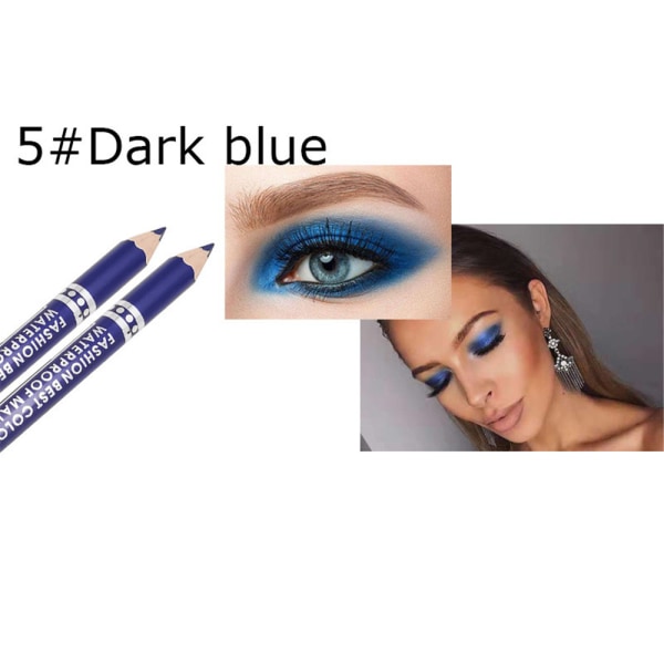 2pcs Eye Shadow&liner Pencil Eyebrow Pen Eyeliner Gel 05