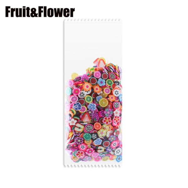 1000st/påse Nagelklistermärken Nail Art Frukt&blommor