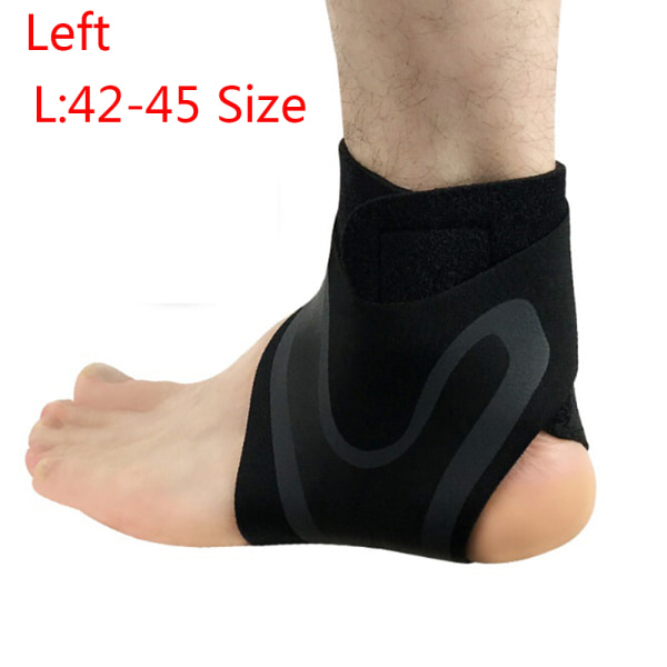 Ankle Support Foot Sprain Prevention Injury Pain Strap L-left