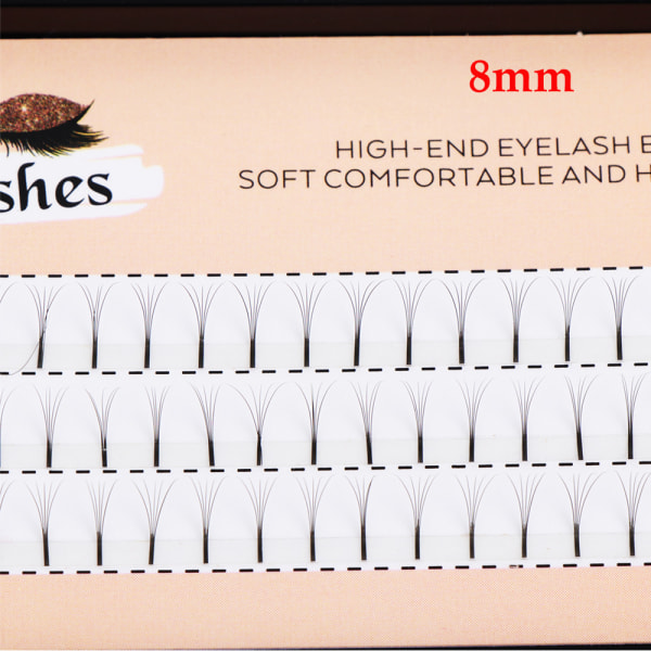 False Eyelashes Lash Extension Faux Mink Hair 8mm