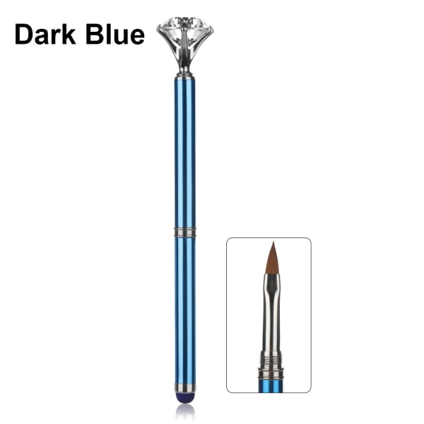 Nail Art Brush Pen Uv Gel Acrylic Brushes Dark Blue