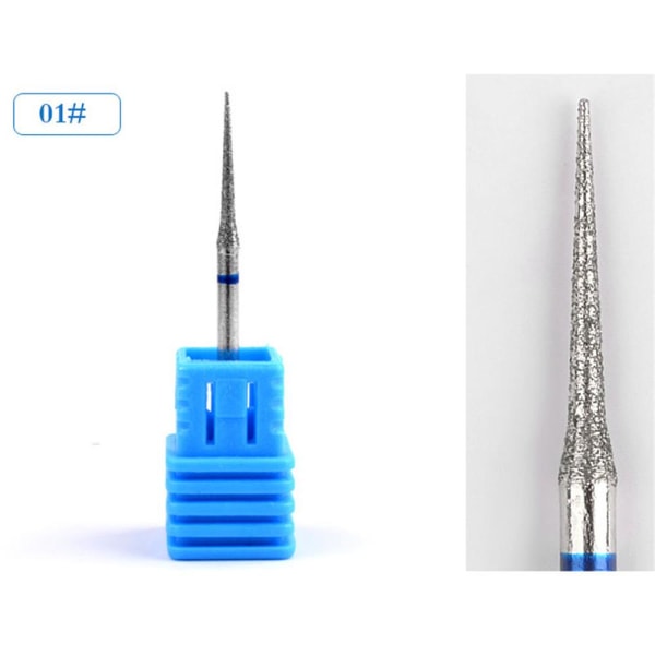 Nail Drill Bits Cuticle Cleaner Manicure Tools 1