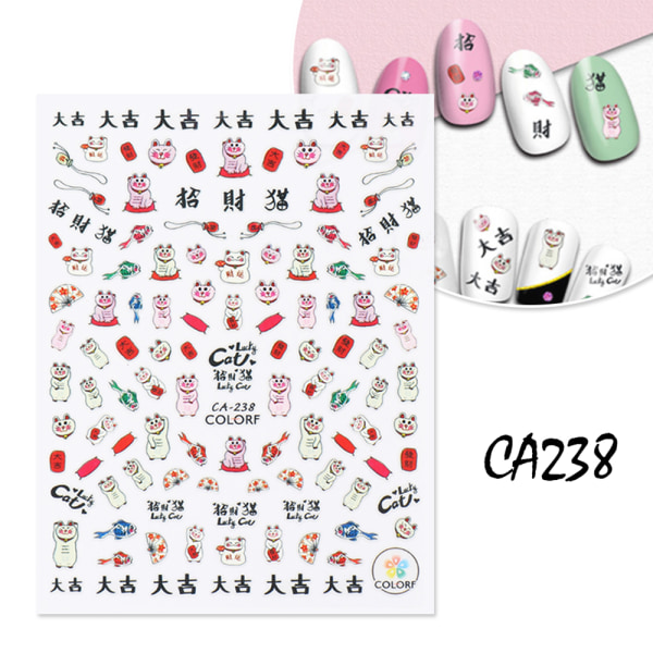 Nail Stickers Chinese Style Ca-238