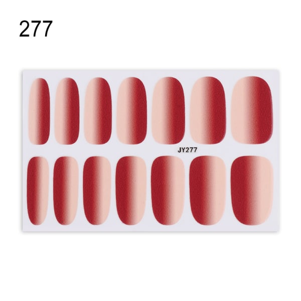Nail Wraps Strips Full Cover Polish Stickers 277