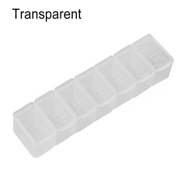 Pill Boxes Medicine Storage Cases Transparent