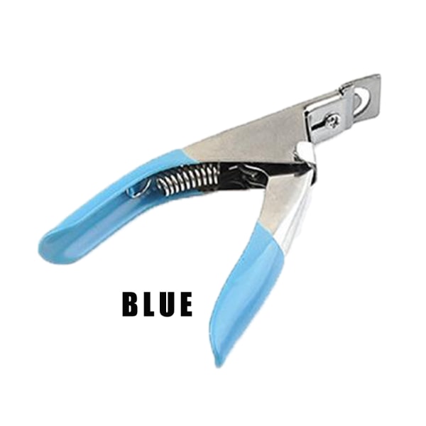 U-shaped Scissors Nail Clippers Tip Cutter Blue