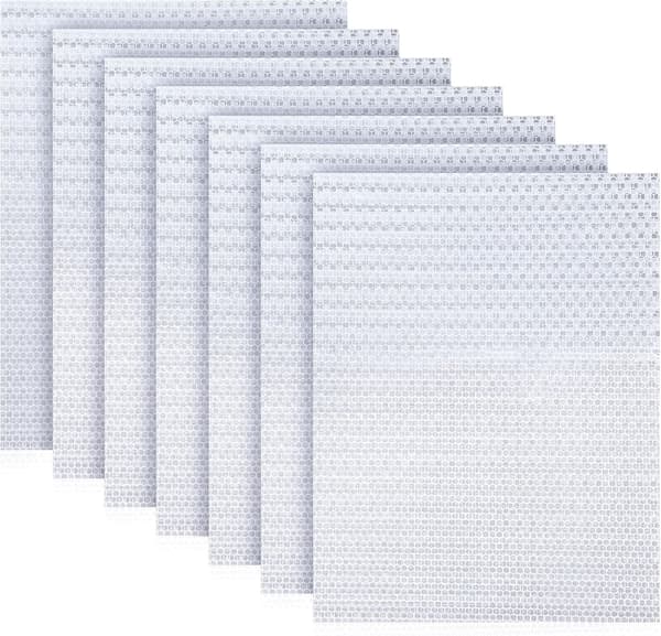 7 ark 22,5 x 29 cm självhäftande reflekterande klistermärken flexibel vattentät varningsreflekterande tejp nattbelysning säkra klistermärken