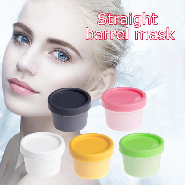 1* Empty Plastic Cosmetic Jar Bottles Hand Facial Cream Makeup C 100g Ash