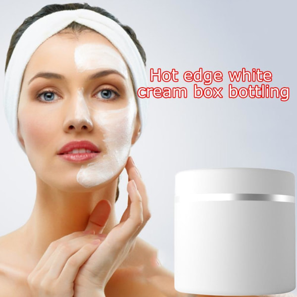 30/50/100g Makeup Set Fashion White Cream Dispensing Box Bottlin 30g