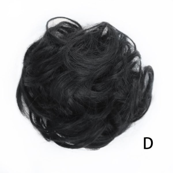 Easy To Wear Stylish Hair Scrunchies Natural Messy Curly Bun Hai Gs-q5-1#