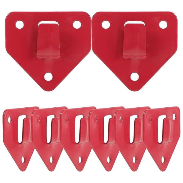 8 stk Veggmontert Brannslukkerkrok Kraftig Brannslukkerfeste Holder_Overraskelse 6.2X6.2cm