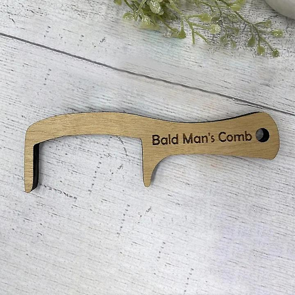 Kam för flintskallig man - Gag-gåva för håravfall