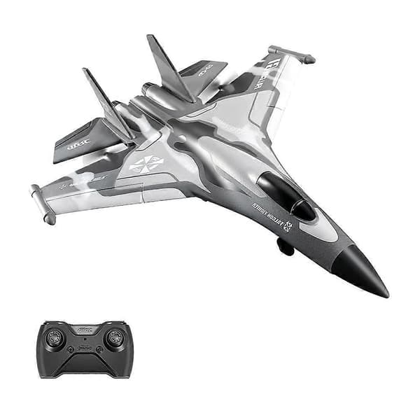 [LLC]Rc Air Plane Stealth Raptor fjernstyret fly 3-kanals stuntjager med RGB-lys, flylegetøj gave til børn