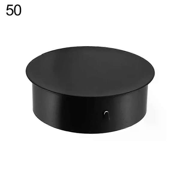 1kpl 50-160mm Musta Savupiipun Reiän Kansi Liesiputken Kansi 50-200MM Savupiipun Kansi Ruostumattomasta Teräksestä Valmistettu Liesiputken Kansi Savup