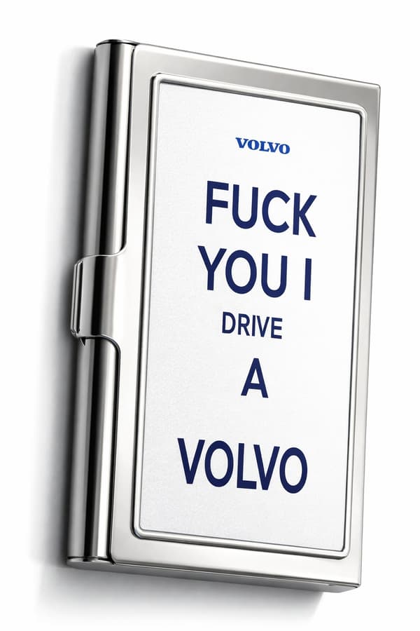 Kortholder - F you i drive a Volvo