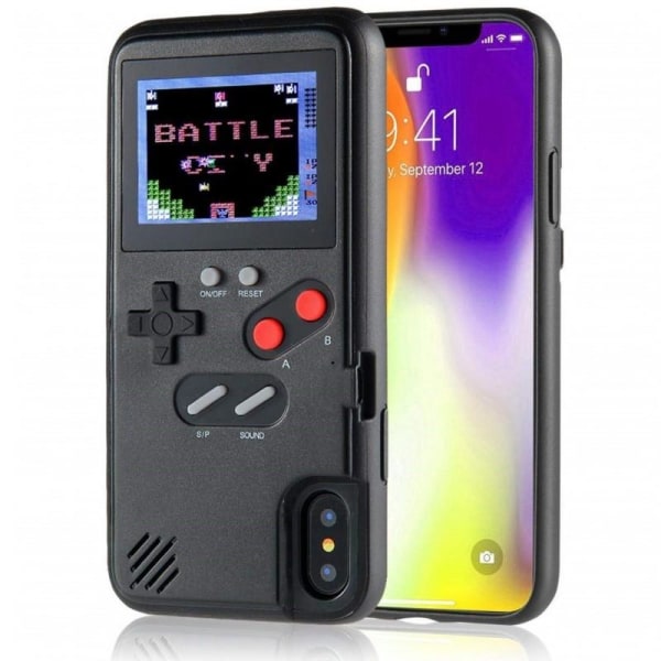 ExpressVaruhuset Iphone X/xs Classic Gameboy Case Farveskærm | 36 Små Spil Svart