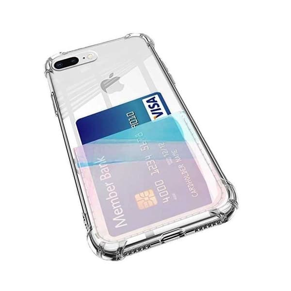 Ohut iskunkestävä kännykkäkuori korttipaikalla iPhone 7/8 / SE 2020 & 2022
