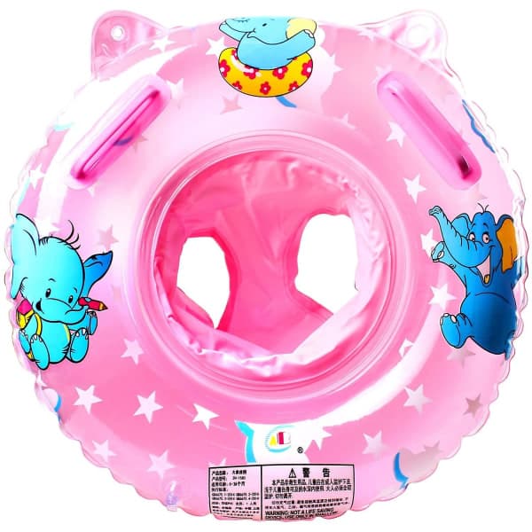 Badering Baby flytehjelp med badestol Pvc for småbarn flytehjelp leketøy 6 måneder til 36 måneder