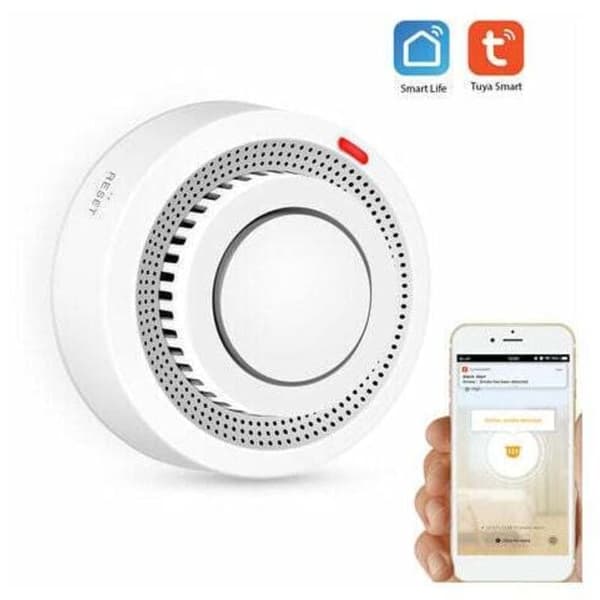 WiFi Røykvarsler Smart Sensor Alarm Brannalarm Intelligent Trådløs Sikkerhet Lagre Tuya App Smart Kontroll Hjem For Kjøkken/Butikk/Hotell/Fabrikk