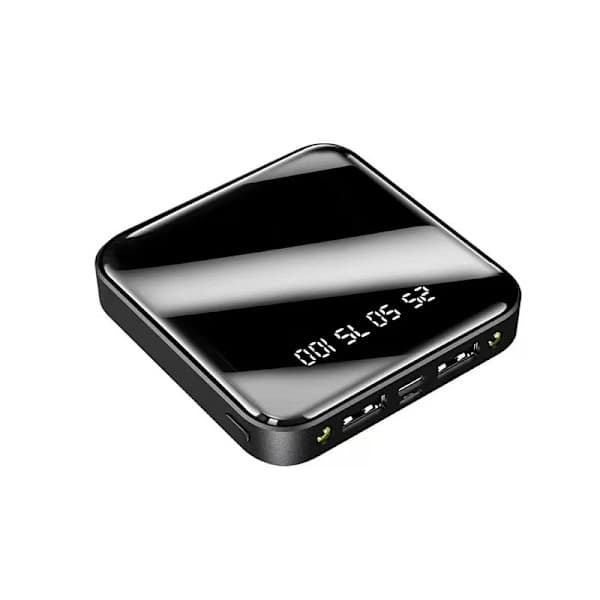 Mini Powerbank med høy kapasitet 20000 mAh, ultratynn, kompakt, praktisk, hurtiglading, universell Powerbank-kompatibilitet med mobiltelefoner