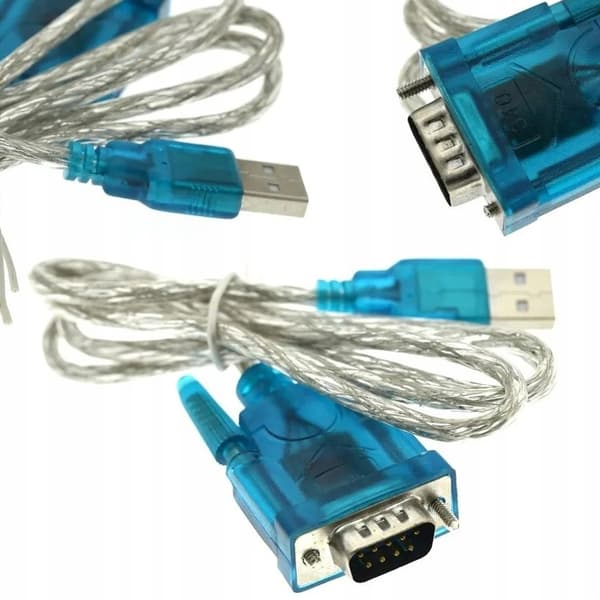 USB til RS232 Adapter CH340 – Oppretter Seriell COM-Port | 0,8 M Kabel | Kompatibel med Windows