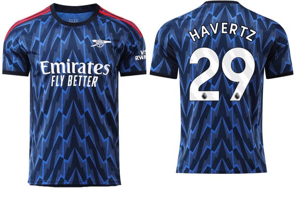 25-26 Arsenal F.C. Udebane NO.29 HAVERTZ Uniform Fodbold T-shirt S-2XL