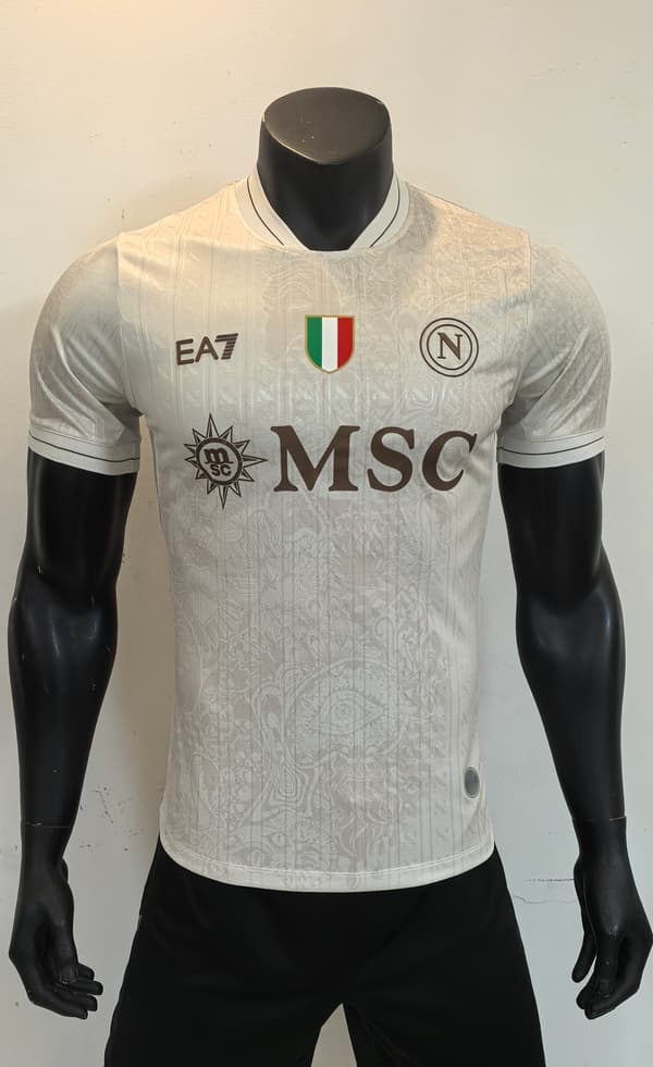 25-26 S.S.C. Napoli Bortedrakt Fotball T-skjorte S-3XL