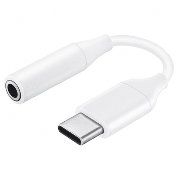 Original Samsung Hörlursadapter USB-C till 3.5 mm - Vit