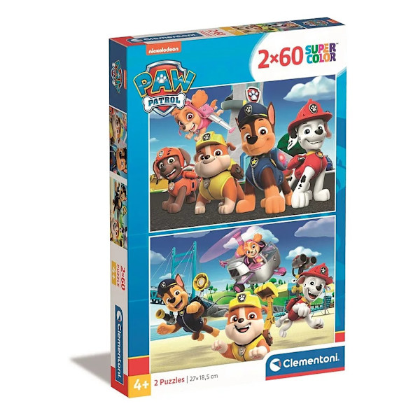 Paw Patrol Squad 2X60 Bitar Pussel