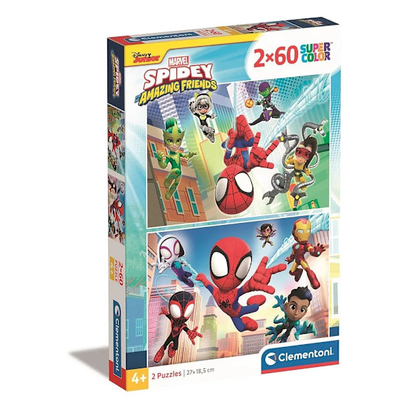 Paw Patrol Spiderman Spidey 2X60 Bitar Pussel