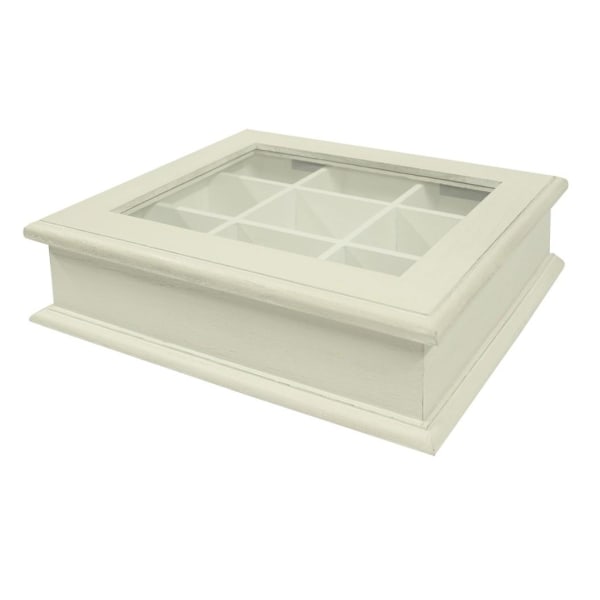 Home4you Telåda Samira 26,5X22x8,5Cm, Antikvit