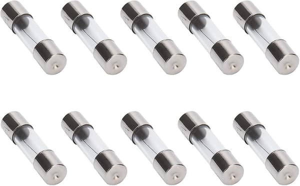 10 stk. F5al hurtigvirkende sikring 5a 250v glasrørsikringer 5 x 20 mm (5amp) (f5a) (f5a)