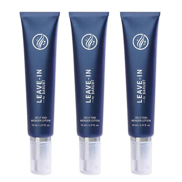 Leave-in Split End Mender, Lett Serum Reparerer Øyeblikkelig Flisete Tupper og Gir Sunnere Hår - 70 ml (3 stk)