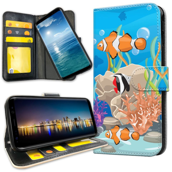 Samsung Galaxy S9 - Plånboksfodral Akvarium