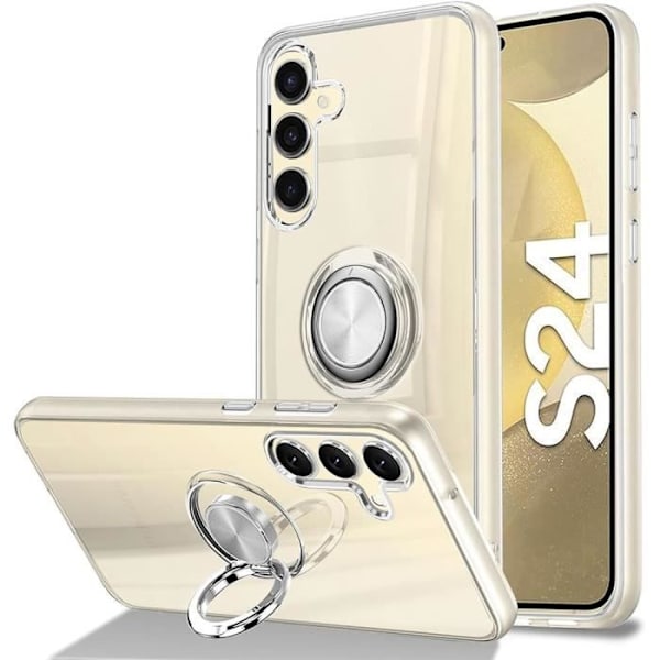 Booling Skyddsskal - För Samsung Galaxy S24 - Mjukt Silikon - Stötsäker - Transparent