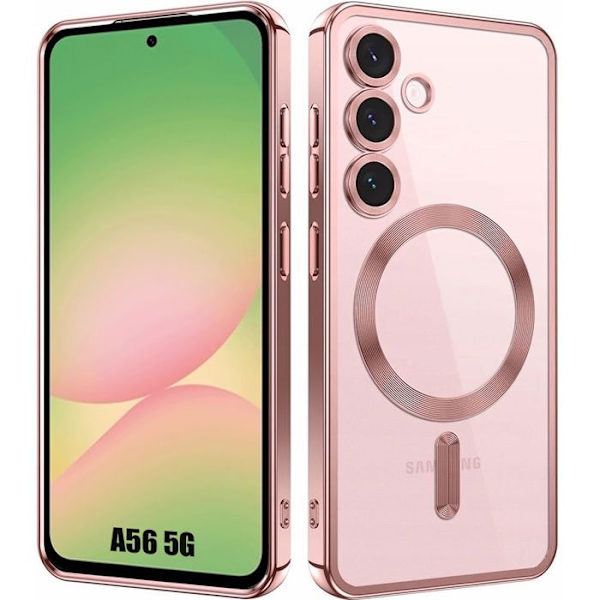 Booling Skyddshölje - För Samsung Galaxy A56 5G - Stötabsorberande - Med Magnetring Rosa