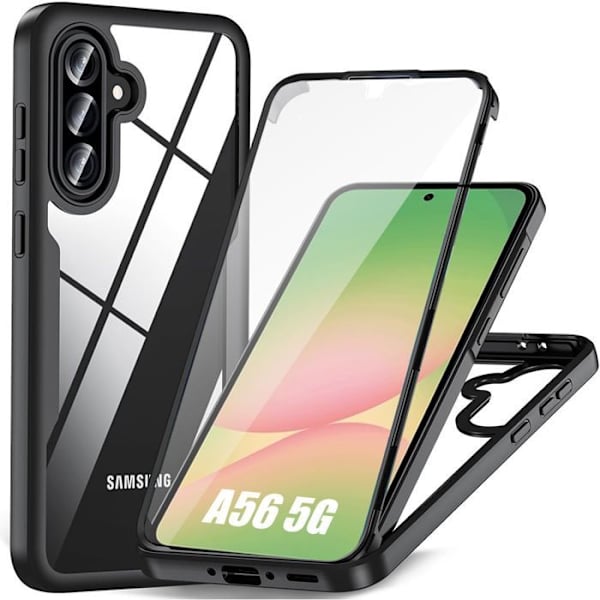 Booling Skyddshölje - För Samsung Galaxy A56 5G - Hel Skydd - Stötsäker - Svart