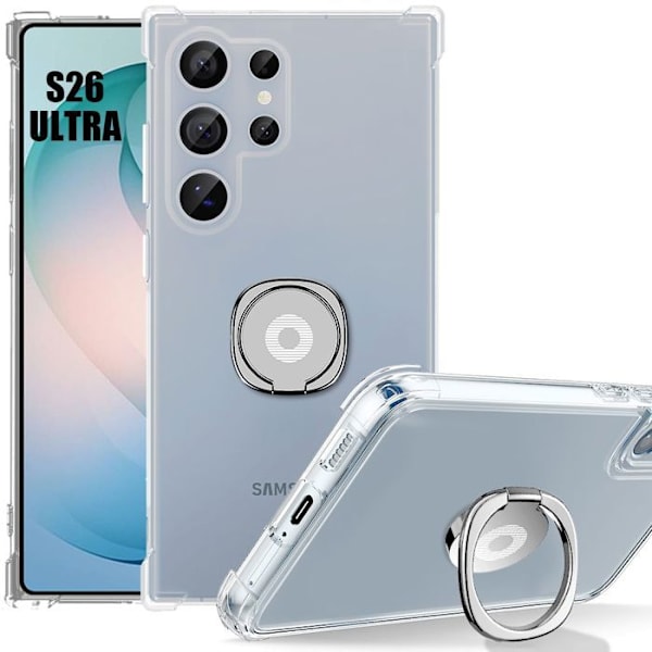 Booling Silikonskal - För Samsung Galaxy S26 Ultra - Stötsäker Med Justerbart Silverstöd