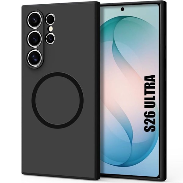 Booling Skyddsfodral För Samsung Galaxy S26 Ultra, Stöt- Och Repbeständig Med Magnetisk Ring Svart