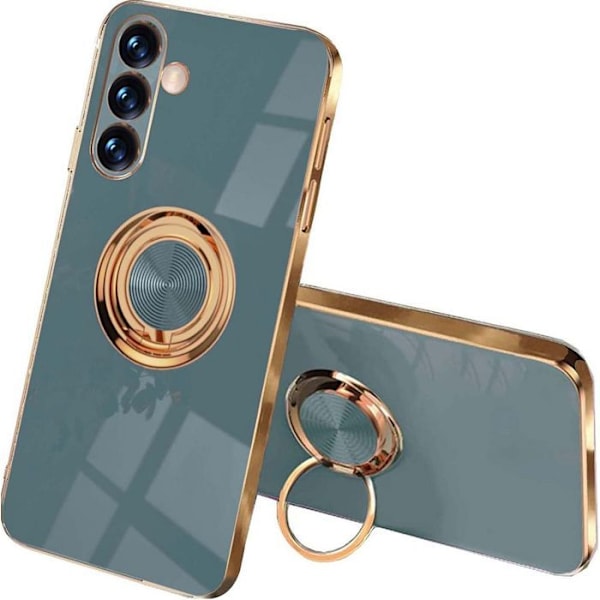 Booling Skyddsfodral - För Samsung Galaxy A56 5G - Silikon Tpu - Stötabsorberande - Roterande Ring 360°