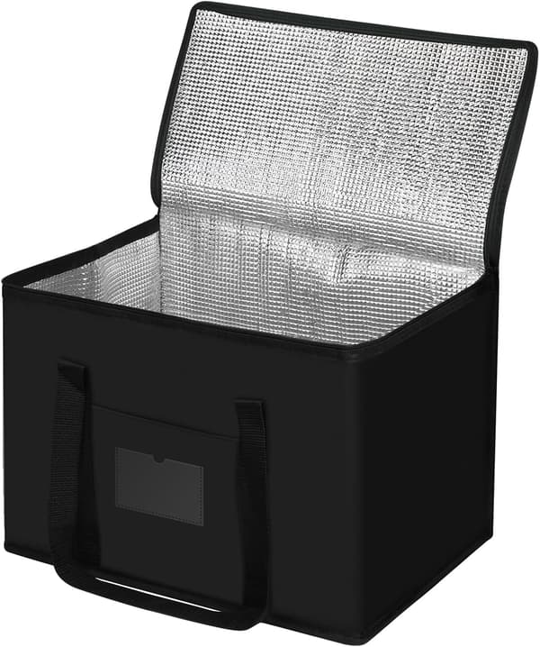 Myk kjølebag, 40L stor kjølebag, matposer, piknikbag, termisk matleveringsbag, isolert bag, kjølebag
