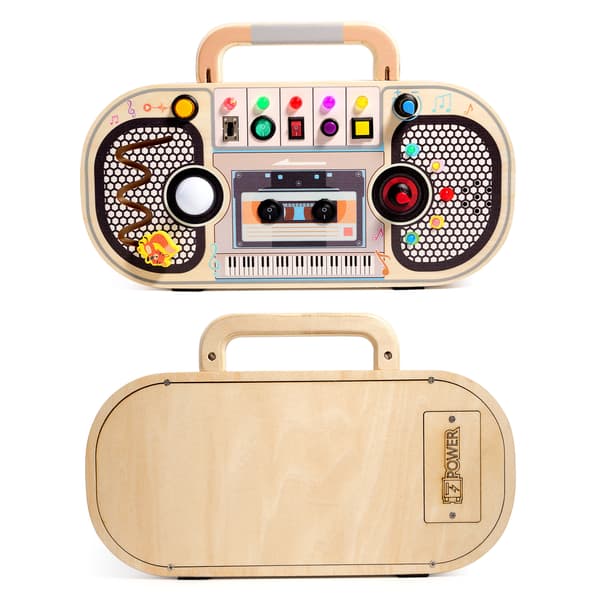 Montessori Musiikki Puinen Aktiviteettilauta 8 LED-valolla