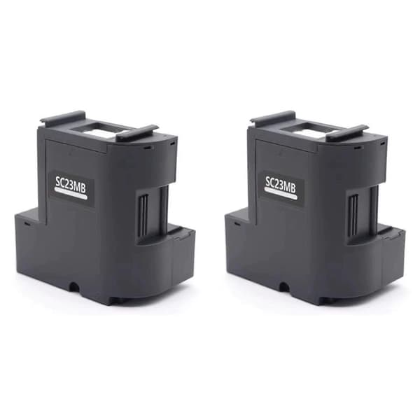 2X jätevärisäiliön huoltolaatikko Epson SC-F150 SC-F100 SC-F130 SC-F170 SC-F160 SC23MB S2101 F-170 F160 F150 -tulostimille