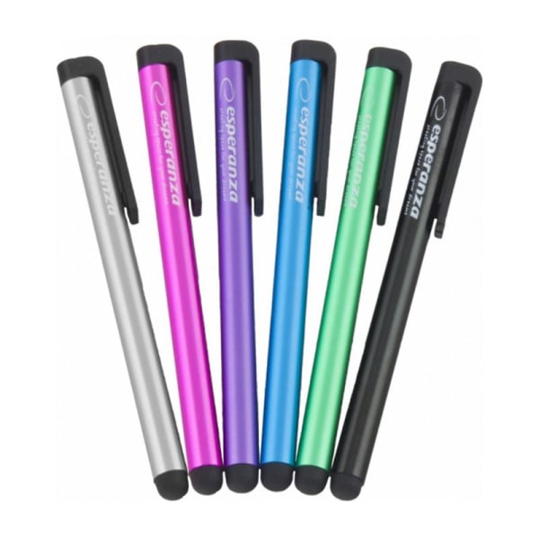 Northix Esperanza - Stylus / Touch Pen Usorterede Farver Multicolor